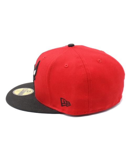 BEAMS（ビームス）の「NEW ERA×BEAMS / 別注 BIG LOGO 59FIFTY（キャップ・メンズ・ブラック/レッド/ネイビー・7 1/2/7 3/8）」の5枚目の写真