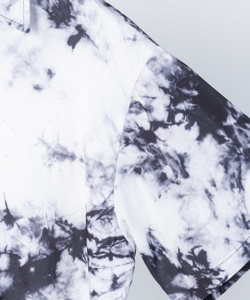 YARD PLUS（ヤードプリュス）の「YARD PLUS タイダイオーバーシャツ（シャツ/ブラウス・メンズ・ブラック/イエロー/ブルー・MEDIUM/LARGE）」の5枚目の写真