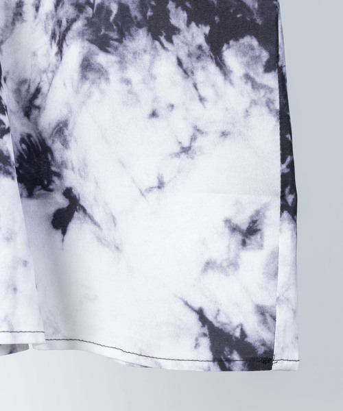 YARD PLUS（ヤードプリュス）の「YARD PLUS タイダイオーバーシャツ（シャツ/ブラウス・メンズ・ブラック/イエロー/ブルー・MEDIUM/LARGE）」の6枚目の写真