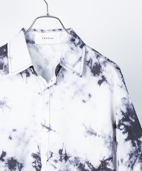 YARD PLUS（ヤードプリュス）の「YARD PLUS タイダイオーバーシャツ（シャツ/ブラウス・メンズ・ブラック/イエロー/ブルー・MEDIUM/LARGE）」の14枚目の写真