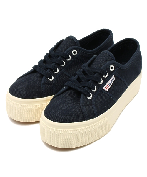 SUPERGA（スペルガ）の「■■(SUPERGA) 3790 ACOTW LINEA UP&DOWN ローカットスニーカー（スニーカー・レディース・ホワイト/ブラック/ライム/ネイビー/ローズ・35/36/38/37）」の5枚目の写真