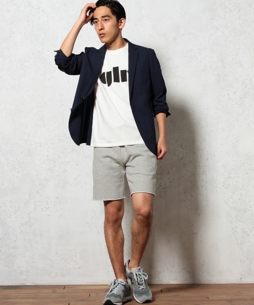 green label relaxing（グリーンレーベルリラクシング）の「URAKE SWEAT ショートパンツ（その他パンツ・メンズ・グレー/ネイビー・LARGE/SMALL/MEDIUM）」の12枚目の写真