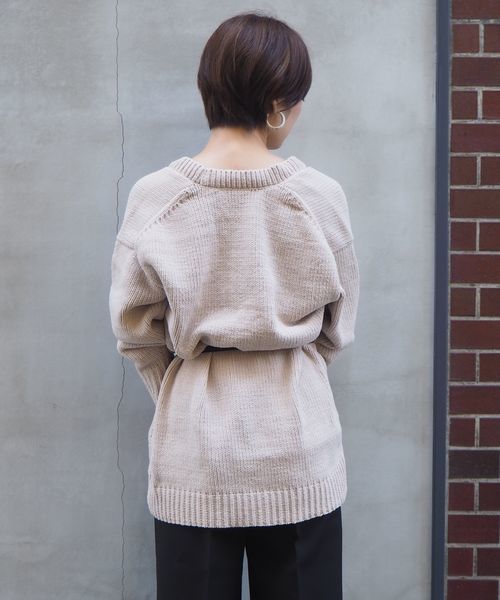 tiptop（ティップトップ）の「<pocket>【ZOZO限定アイテム】コードモールカーディガン（カーディガン/ボレロ・レディース・ブラック/ベージュ/グレー・FREE）」の9枚目の写真