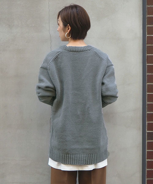 tiptop（ティップトップ）の「<pocket>【ZOZO限定アイテム】コードモールカーディガン（カーディガン/ボレロ・レディース・ブラック/ベージュ/グレー・FREE）」の12枚目の写真