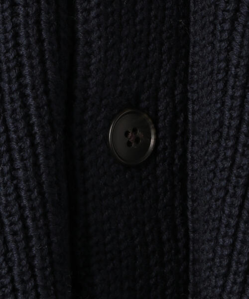 green label relaxing（グリーンレーベルリラクシング）の「SC バルキー コットン/アクリル アゼカーディガン（カーディガン/ボレロ・メンズ・ライトブルー/ナチュラル/ネイビー/ベージュ・LARGE/MEDIUM/SMALL）」の22枚目の写真