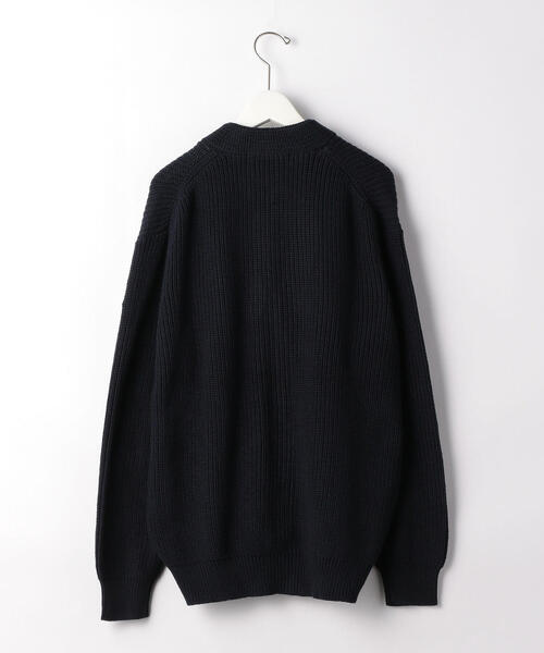 green label relaxing（グリーンレーベルリラクシング）の「SC バルキー コットン/アクリル アゼカーディガン（カーディガン/ボレロ・メンズ・ライトブルー/ナチュラル/ネイビー/ベージュ・LARGE/MEDIUM/SMALL）」の20枚目の写真