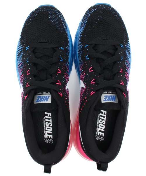NIKE（ナイキ）の「ナイキ ウィメンズ フライニット エアマックス NIKE WMNS FLYKNIT MAX 620659-002（スニーカー・レディース・ブラック・23.5cm/24.5cm/23cm/24cm）」の8枚目の写真