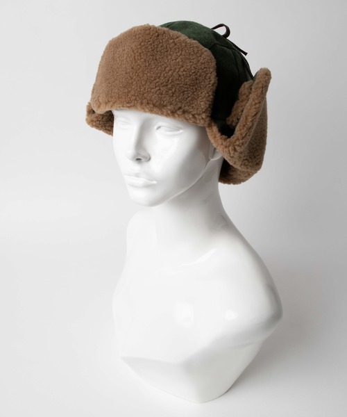 Dickies（ディッキーズ）の「WEGO/Dickiesボンバーキャップ（キャップ・レディース・カーキ/ブラック・FREE）」の10枚目の写真