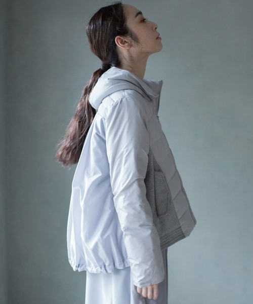 美品✨　MARECHAL TERRE マルシャルテル　フーテッドダウンジャケット MARECHAL TERRE マルシャルテル フーデットダウンジャケット - メルカリ