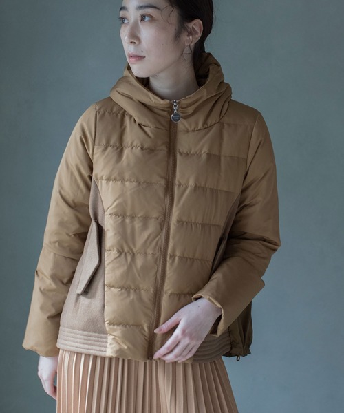 MARECHAL TERRE（マルシャルテル）の「フーデッドダウンジャケット