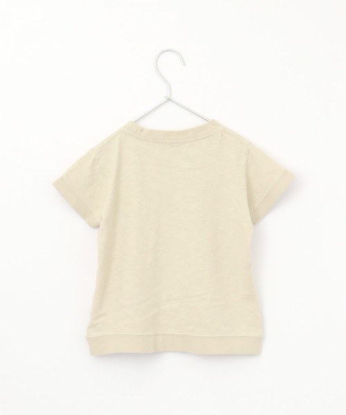 MAKE YOUR DAY（メイクユアデイ）の「【リンクコーデ】変形ポケットＴシャツ■80～140cm（Tシャツ/カットソー・キッズ・ピンク/マスタード/ブラウン/ベージュ/グリーン/ブルー・110/140/100/120/80/130/90）」の21枚目の写真