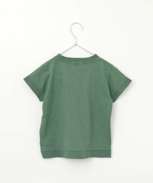 MAKE YOUR DAY（メイクユアデイ）の「【リンクコーデ】変形ポケットＴシャツ■80～140cm（Tシャツ/カットソー・キッズ・ピンク/マスタード/ブラウン/ベージュ/グリーン/ブルー・110/140/100/120/80/130/90）」の22枚目の写真