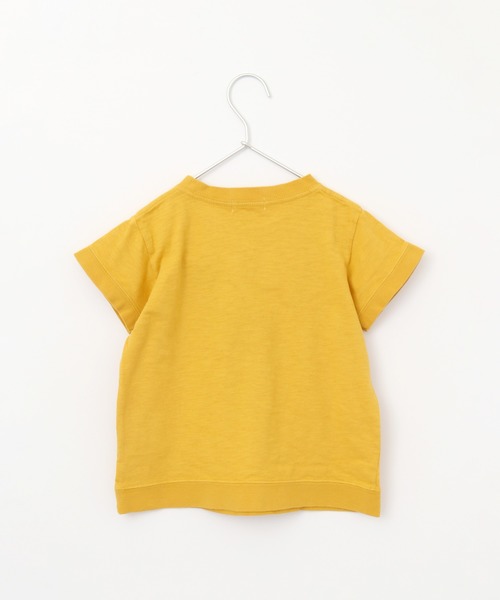 MAKE YOUR DAY（メイクユアデイ）の「【リンクコーデ】変形ポケットＴシャツ■80～140cm（Tシャツ/カットソー・キッズ・ピンク/マスタード/ブラウン/ベージュ/グリーン/ブルー・110/140/100/120/80/130/90）」の7枚目の写真