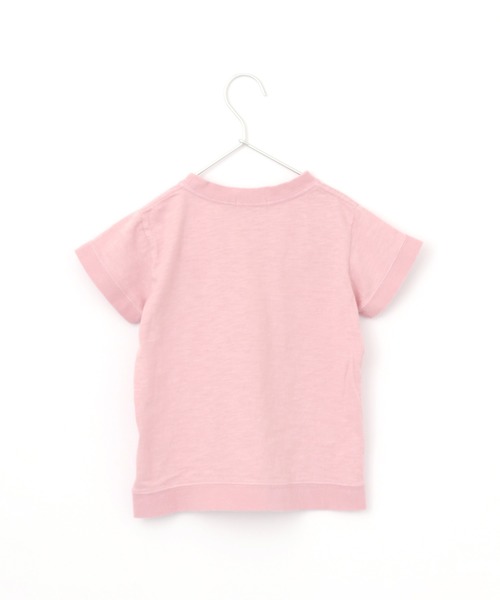 MAKE YOUR DAY（メイクユアデイ）の「【リンクコーデ】変形ポケットＴシャツ■80～140cm（Tシャツ/カットソー・キッズ・ピンク/マスタード/ブラウン/ベージュ/グリーン/ブルー・110/140/100/120/80/130/90）」の8枚目の写真