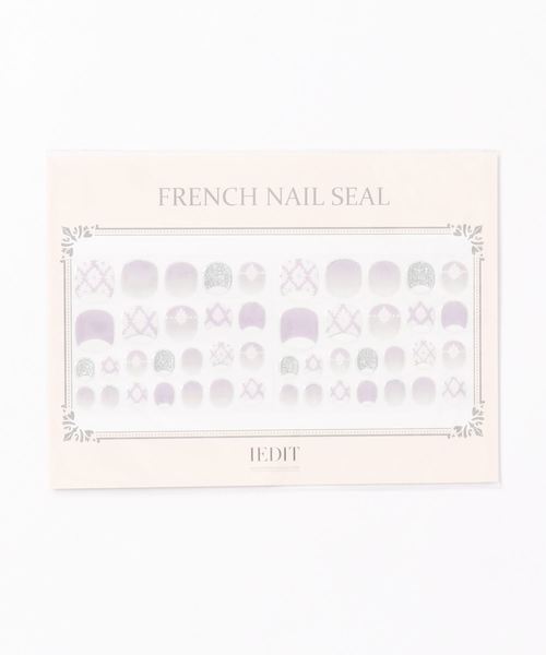 IEDIT（イディット）の「ＩＥＤＩＴ　どんなつめでもＯＫ！フレンチデザインのネイルシール（ネイルシール/ネイルチップ・レディース・ボルドー/その他2/その他3/その他4/パープル/ピンク/その他1/パープル系その他/ライトブルー/ピンク系その他/その他9/その他10/その他8/その他6/その他5/その他7・ONE SIZE）」の8枚目の写真