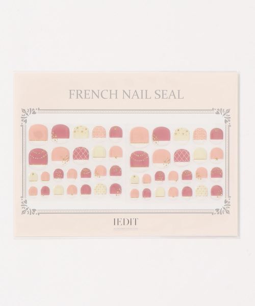 IEDIT（イディット）の「ＩＥＤＩＴ　どんなつめでもＯＫ！フレンチデザインのネイルシール（ネイルシール/ネイルチップ・レディース・ボルドー/その他2/その他3/その他4/パープル/ピンク/その他1/パープル系その他/ライトブルー/ピンク系その他/その他9/その他10/その他8/その他6/その他5/その他7・ONE SIZE）」の10枚目の写真