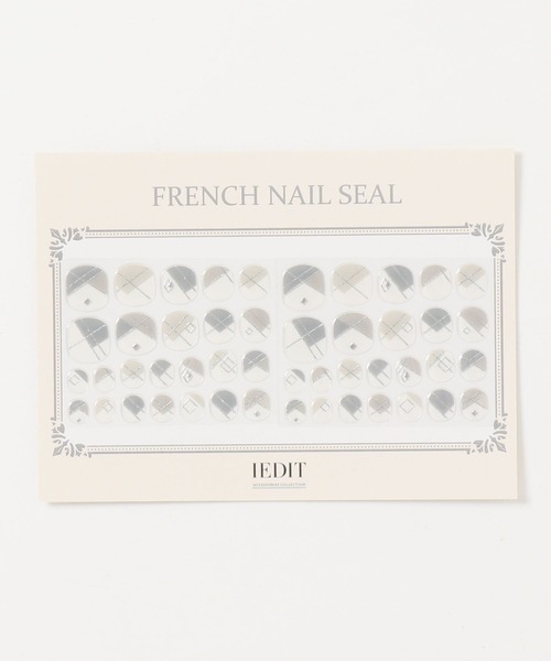 IEDIT（イディット）の「ＩＥＤＩＴ　どんなつめでもＯＫ！フレンチデザインのネイルシール（ネイルシール/ネイルチップ・レディース・ボルドー/その他2/その他3/その他4/パープル/ピンク/その他1/パープル系その他/ライトブルー/ピンク系その他/その他9/その他10/その他8/その他6/その他5/その他7・ONE SIZE）」の15枚目の写真
