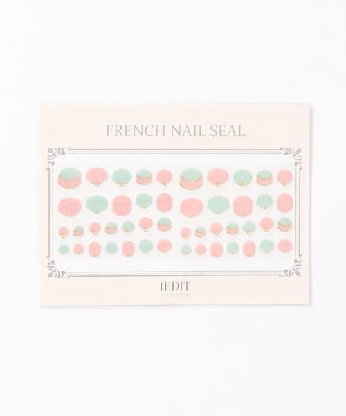 IEDIT（イディット）の「ＩＥＤＩＴ　どんなつめでもＯＫ！フレンチデザインのネイルシール（ネイルシール/ネイルチップ・レディース・ボルドー/その他2/その他3/その他4/パープル/ピンク/その他1/パープル系その他/ライトブルー/ピンク系その他/その他9/その他10/その他8/その他6/その他5/その他7・ONE SIZE）」の5枚目の写真