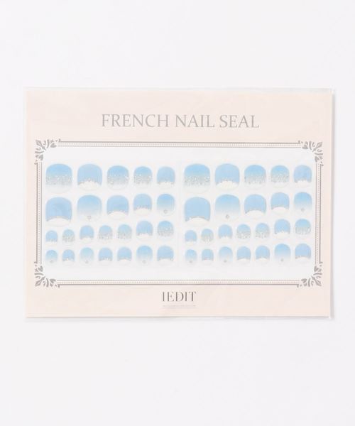 IEDIT（イディット）の「ＩＥＤＩＴ　どんなつめでもＯＫ！フレンチデザインのネイルシール（ネイルシール/ネイルチップ・レディース・ボルドー/その他2/その他3/その他4/パープル/ピンク/その他1/パープル系その他/ライトブルー/ピンク系その他/その他9/その他10/その他8/その他6/その他5/その他7・ONE SIZE）」の2枚目の写真
