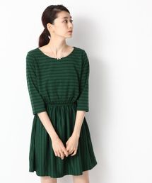 LOWRYS FARM | ボーダーカットワンピース　552443(ワンピース)