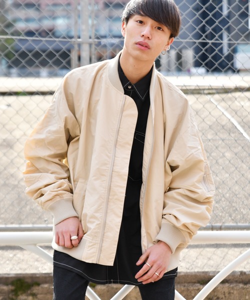 Adoon Plain アドーンプレーン の Adoon Plain オーバーサイズｍａ 1ブルゾン Ma 1 Wear