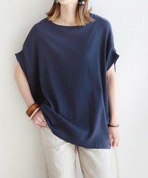 変形デザインスリーブカットソー