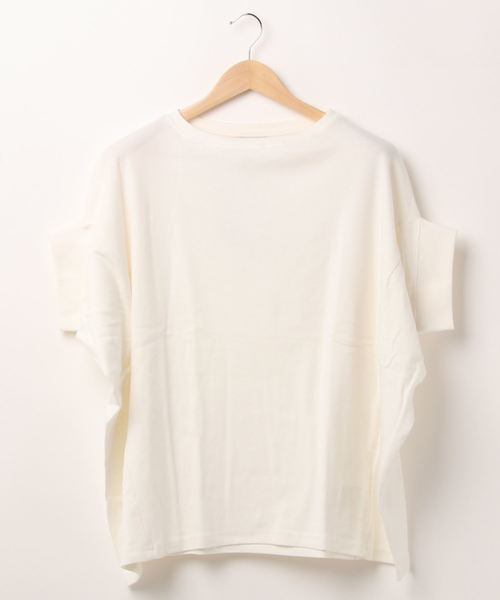 reca(レカ)の「変形デザインスリーブカットソー(Tシャツ/カットソー・レディース・ネイビー/オフホワイト/ベージュ系その他・ONE SIZE)」の8枚目の写真