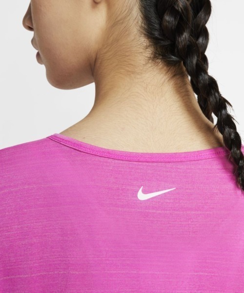 NIKE（ナイキ）の「ナイキ NIKE AS W NK ICNCLSH TOP SS BETTER（Tシャツ/カットソー・レディース・ピンク・L/XL/S/M）」の5枚目の写真