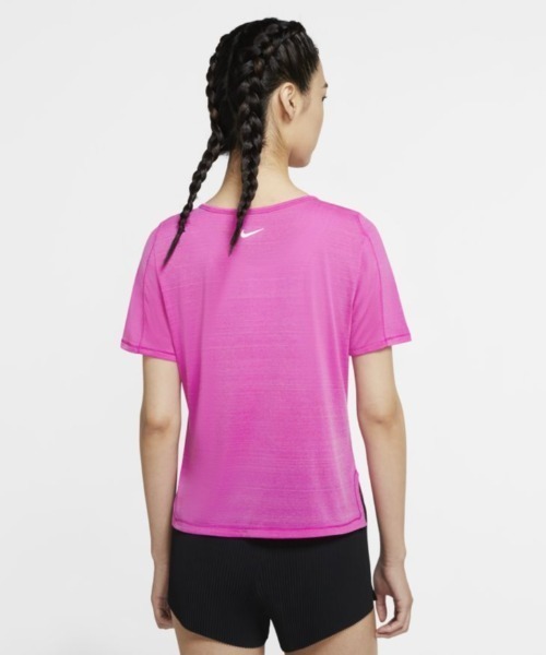 NIKE（ナイキ）の「ナイキ NIKE AS W NK ICNCLSH TOP SS BETTER（Tシャツ/カットソー・レディース・ピンク・L/XL/S/M）」の2枚目の写真