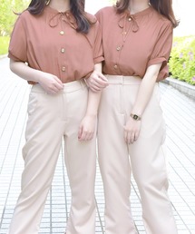 PairPair | リボンネックイロイロボタンブラウス(シャツ/ブラウス)