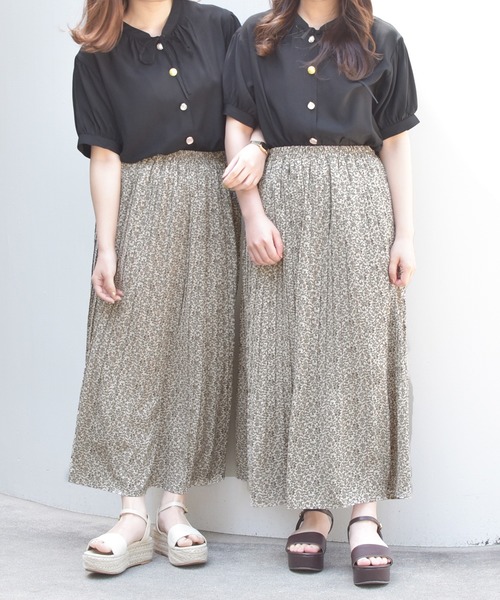 PairPair（ペアペア）の「イロイロボタンブラウス（シャツ/ブラウス・レディース・ライトブルー/スモークピンク/ブラック/オフホワイト/ライトベージュ・FREE）」の16枚目の写真