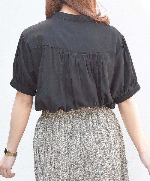 PairPair（ペアペア）の「イロイロボタンブラウス（シャツ/ブラウス・レディース・ライトブルー/スモークピンク/ブラック/オフホワイト/ライトベージュ・FREE）」の21枚目の写真