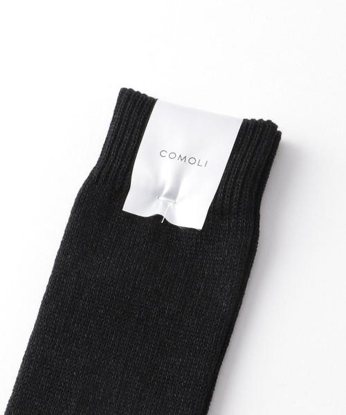 Steven Alan(スティーブンアラン)の「<COMOLI> SOCKS/ソックス □□(ソックス/靴下・メンズ・ブラック/ナチュラル・FREE)」の3枚目の写真