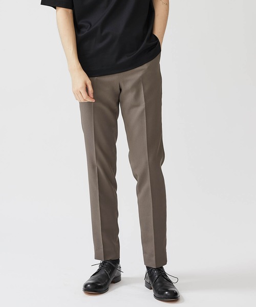STUDIOUS（ステュディオス）の「【STUDIOUS】AIR LIKE タイトテーパードイージースラックス（スラックス・メンズ・ブラック/アッシュブラウン/ネイビー/カーキ・1/2/3）」の2枚目の写真