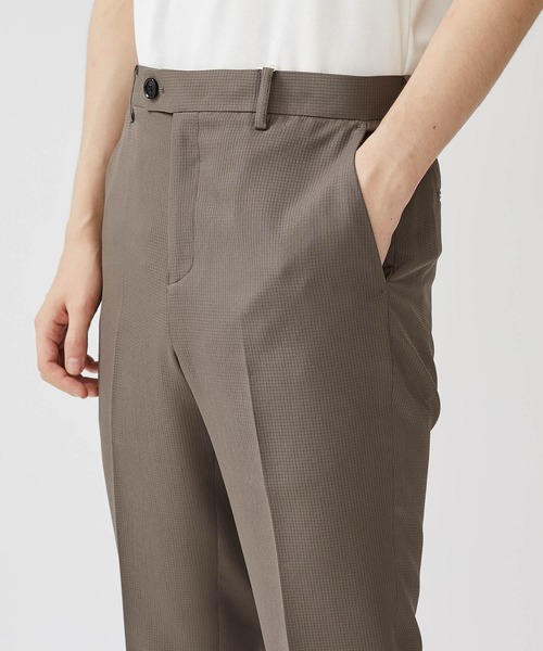 STUDIOUS（ステュディオス）の「【STUDIOUS】AIR LIKE タイトテーパードイージースラックス（スラックス・メンズ・ブラック/アッシュブラウン/ネイビー/カーキ・1/2/3）」の15枚目の写真
