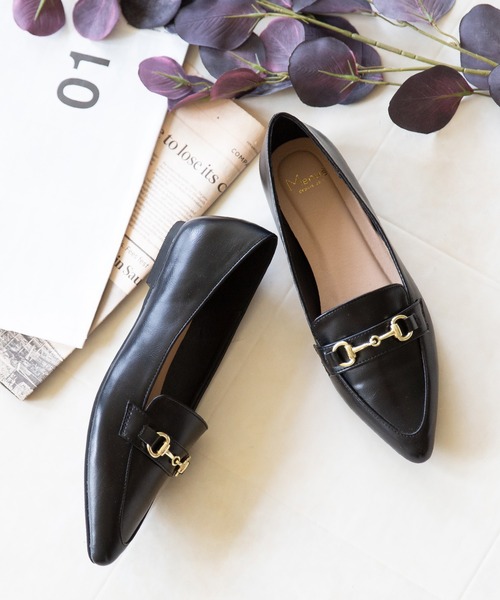 ポインテッドトゥローファー（ローファー）｜menue（メヌエ）の