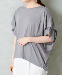 PUAL CE CIN | シルケット風タックＴシャツ(Tシャツ/カットソー)