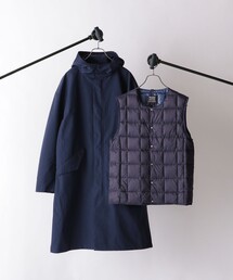 【SHIPS any別注】TAION: 3way ダウンベスト付き オーバーサイズ フードコート◇