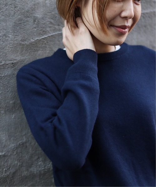 セール】【ユニセックス】AURORA Cashmere / カシミア クルーネック