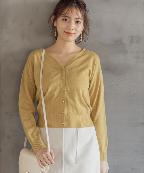 【セール】Vネックゆるニットカーディガン（カーディガン/ボレロ）｜12Twelve Agenda（トゥエルブ アジェンダ）