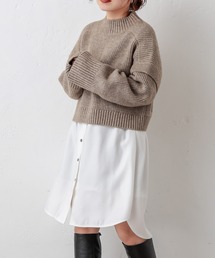 natural couture | キラッとバンドカラーチュニック(シャツ/ブラウス)