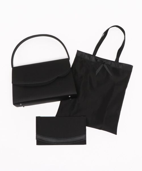 セール 喪服用 ブラックバッグ 袱紗 サブバッグ付き ハンドバッグ Aimer エメ のファッション通販 Zozotown