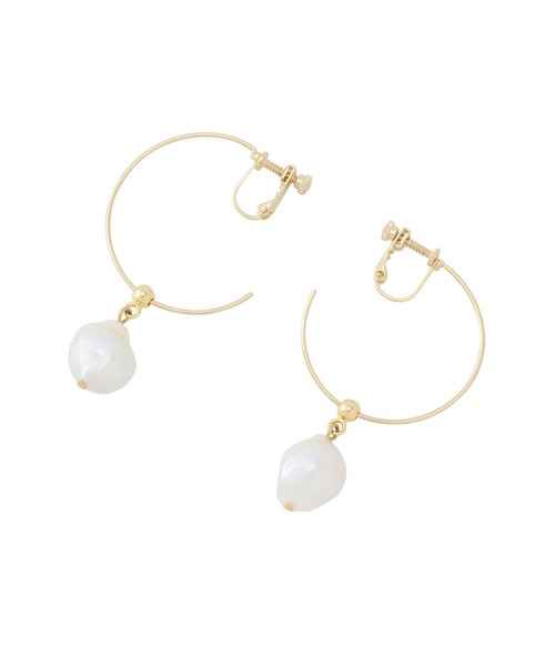 SALON adam et rope'（サロン アダム エ ロペ）の「【SALONオリジナルBOX付き】14KGFフープイヤリング（イヤリング・レディース・ブラック/ブラック系その他/ブラック系その他2/ブラック系その他3/スミクロ・FREE）」の10枚目の写真