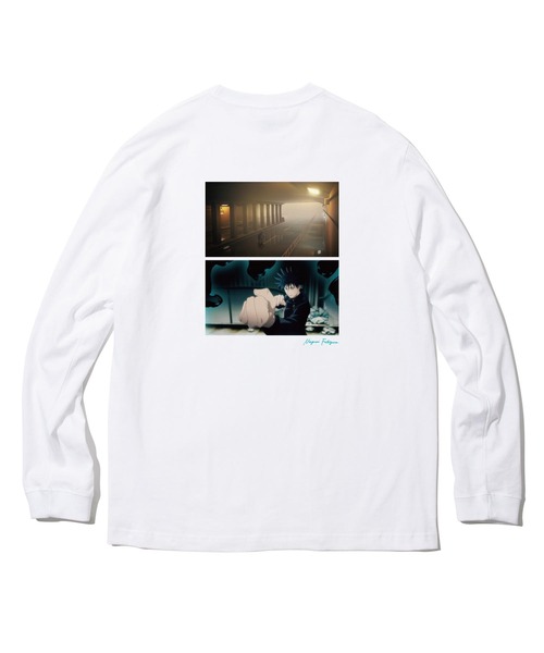 衣類　伏黒恵(OP) ロングTシャツ ホワイト XXLサイズ 「呪術廻戦×ZOZOTOWN」 呪術廻戦（ジュジュツカイセン）の「呪術廻戦 x ZOZOTOWN 伏黒