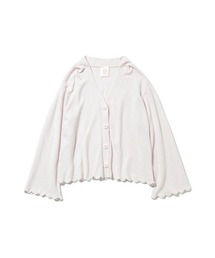 gelato pique（ジェラートピケ）の「【SAKURA FAIR】’スムーズィーライト’スカラップカーディガン（ルームウェア/パジャマ）」