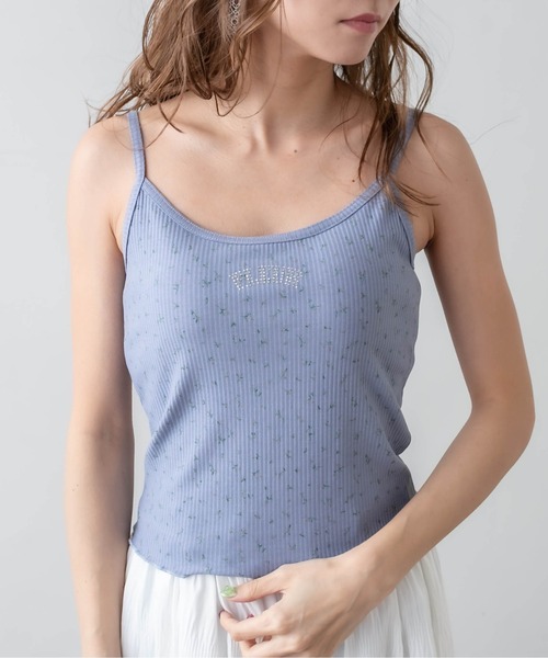 RASVOA（ラスボア）の「ストーンロゴキャミ（キャミソール・レディース・ブラック/オフホワイト/ブルー・FREE）」の3枚目の写真
