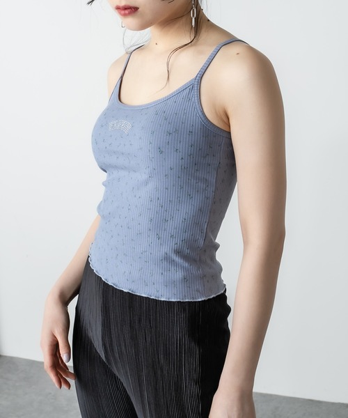 RASVOA（ラスボア）の「ストーンロゴキャミ（キャミソール・レディース・ブラック/オフホワイト/ブルー・FREE）」の7枚目の写真