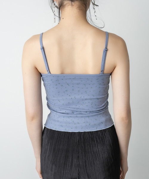 RASVOA（ラスボア）の「ストーンロゴキャミ（キャミソール・レディース・ブラック/オフホワイト/ブルー・FREE）」の15枚目の写真