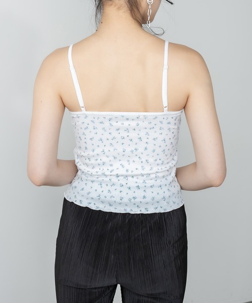 RASVOA（ラスボア）の「ストーンロゴキャミ（キャミソール・レディース・ブラック/オフホワイト/ブルー・FREE）」の12枚目の写真