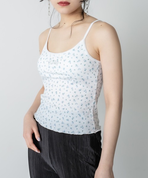 RASVOA（ラスボア）の「ストーンロゴキャミ（キャミソール・レディース・ブラック/オフホワイト/ブルー・FREE）」の10枚目の写真